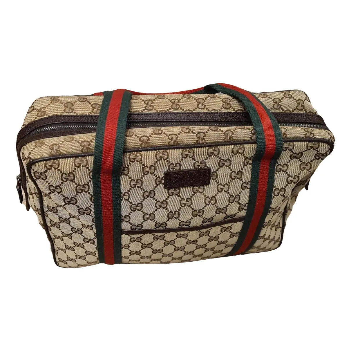 Gucci GG Canvas Tragetasche Braun Beige