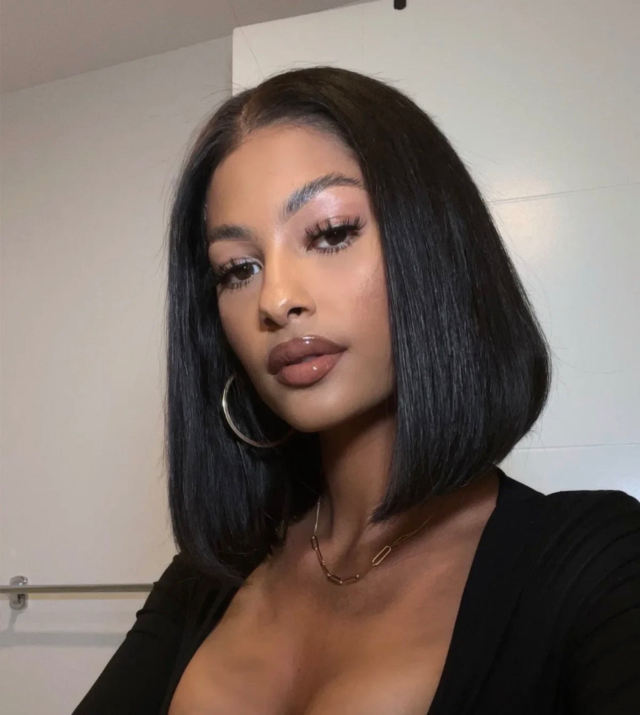 KYLIE HUMAN HAIR BOB HD LACE GLUELESS WIG