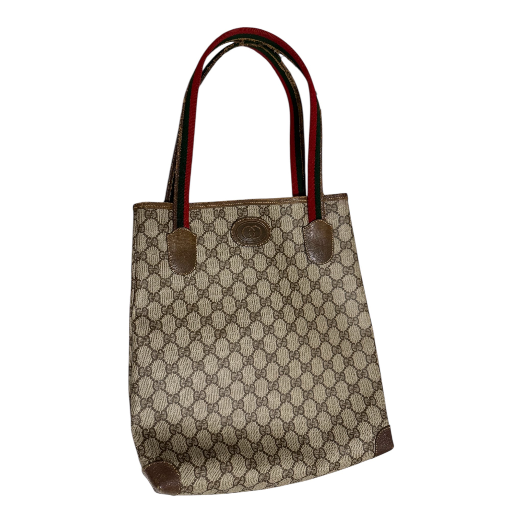 Authentische Gucci Vintage GG Canvas Tragetasche 39.02.003 (A25)