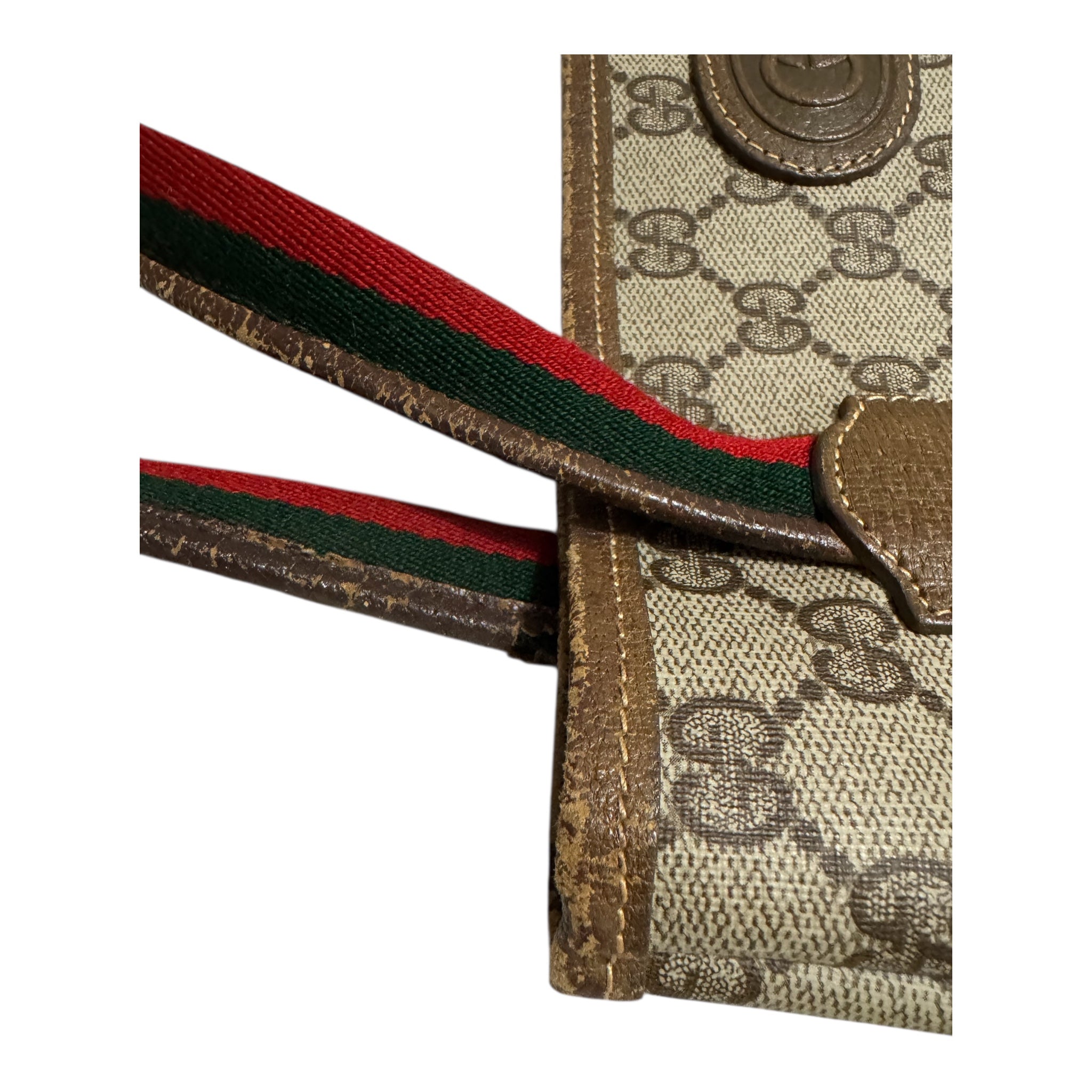 Authentische Gucci Vintage GG Canvas Tragetasche 39.02.003 (A25)