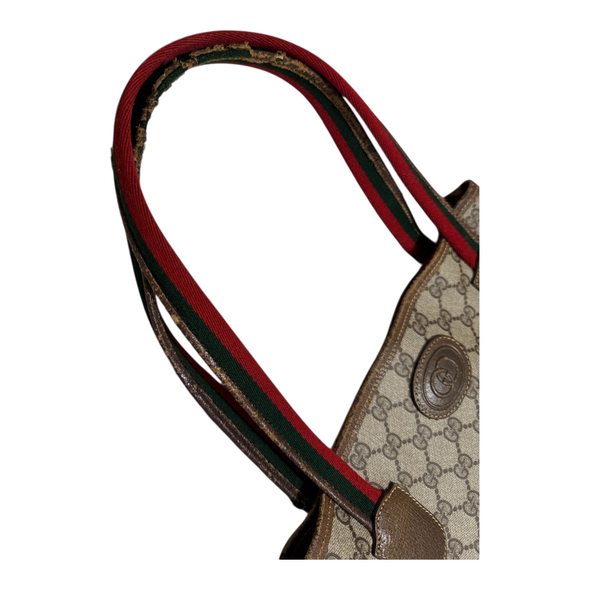 Authentische Gucci Vintage GG Canvas Tragetasche 39.02.003 (A25)