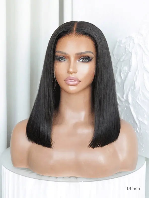 KYLIE HUMAN HAIR BOB HD LACE GLUELESS WIG